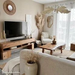 Made in Meubles Table Basse<Table basse en bois d'acacia Tree