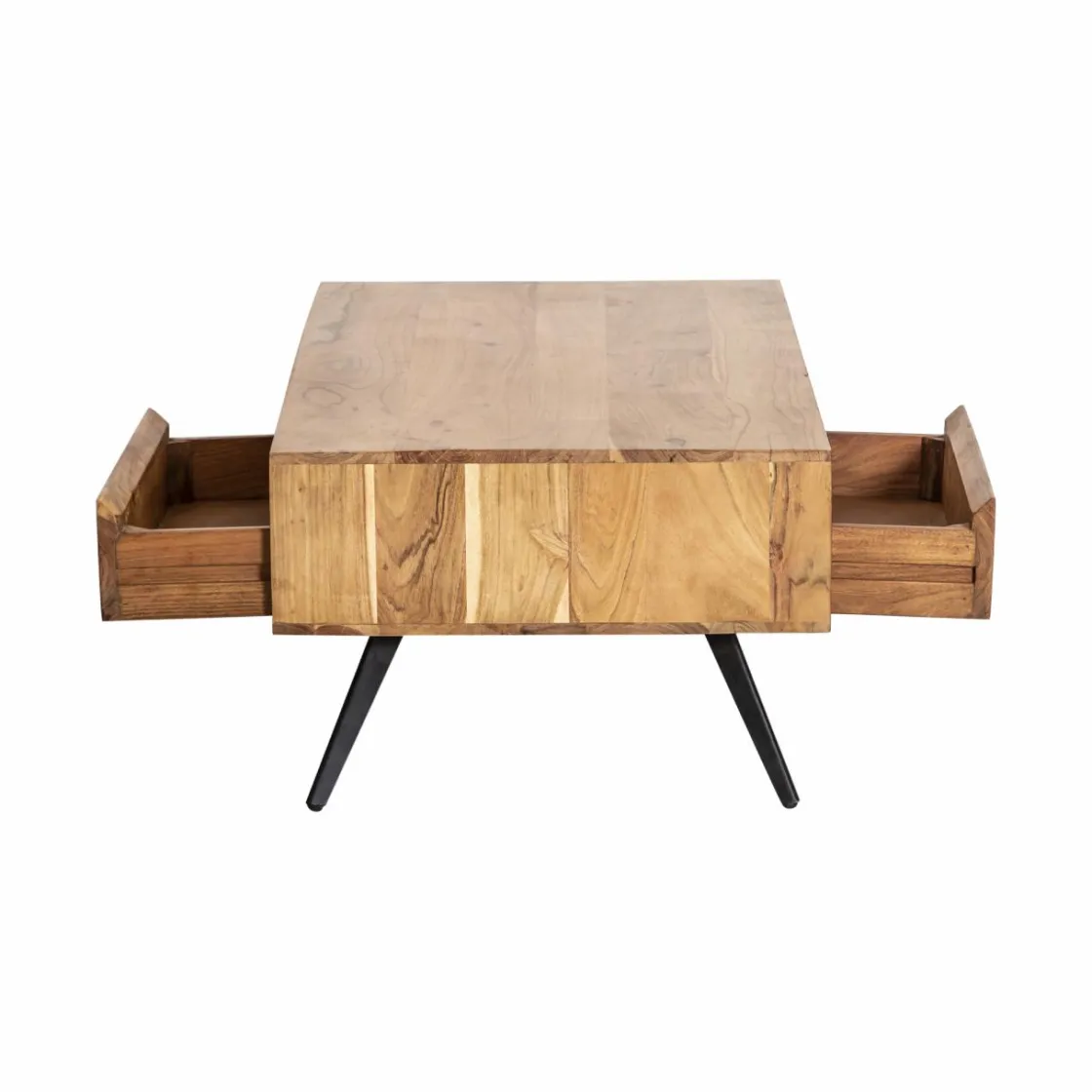 Made in Meubles Table Basse<Table basse en bois d'acacia et pierre Yvan