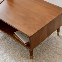 Made in Meubles Table Basse<Table basse en bois d'acacia Emiel