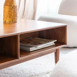 Made in Meubles Table Basse<Table basse en bois d'acacia Emiel