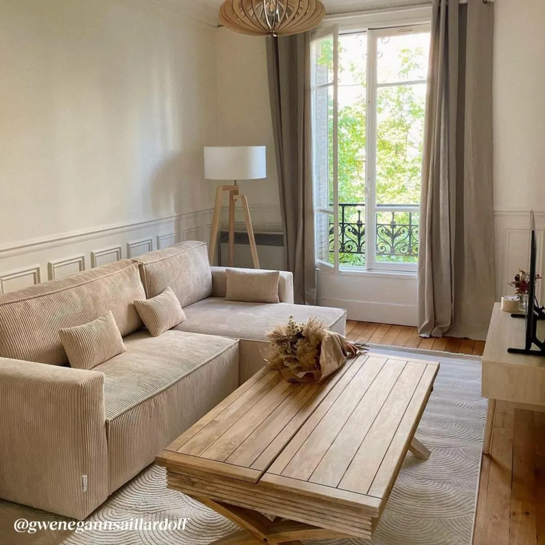 Made in Meubles Table Basse<Table basse en bois de manguier à allonges Luce