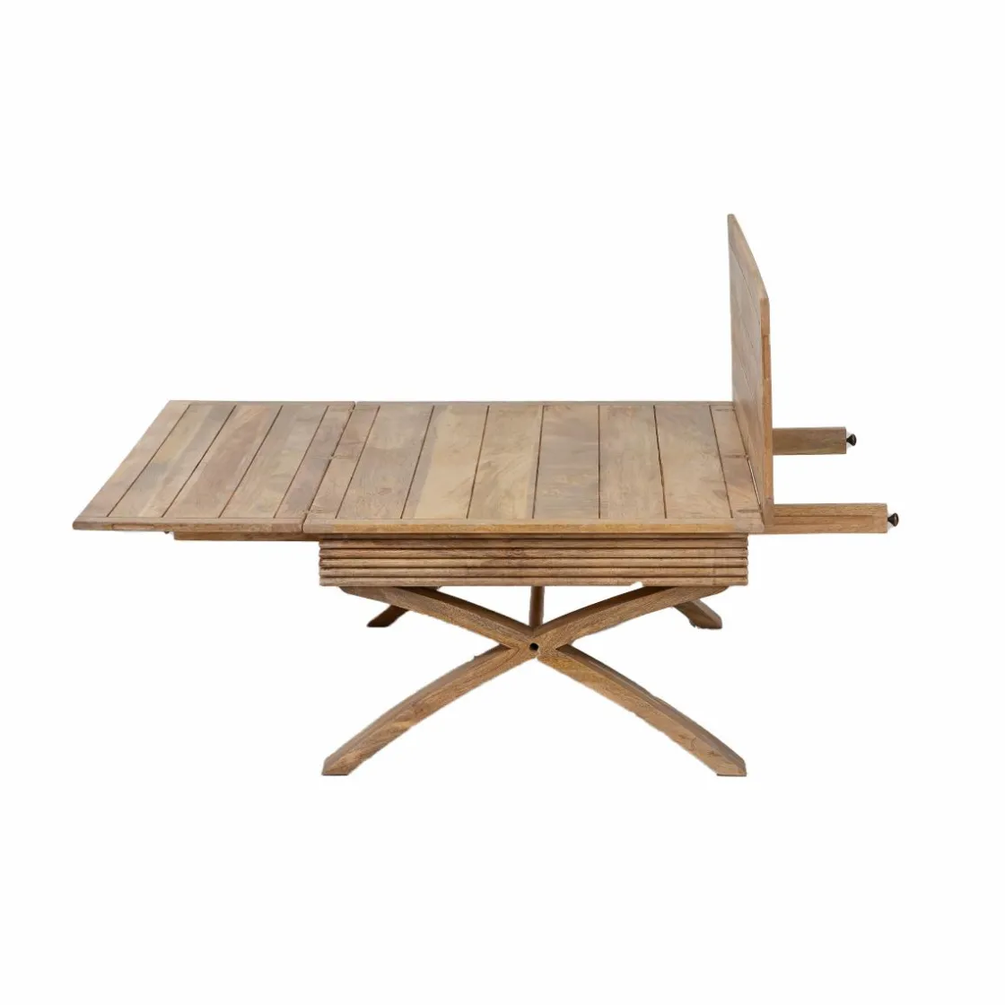 Made in Meubles Table Basse<Table basse en bois de manguier à allonges Luce