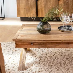 Made in Meubles Table Basse<Table basse en bois de manguier à allonges Luce