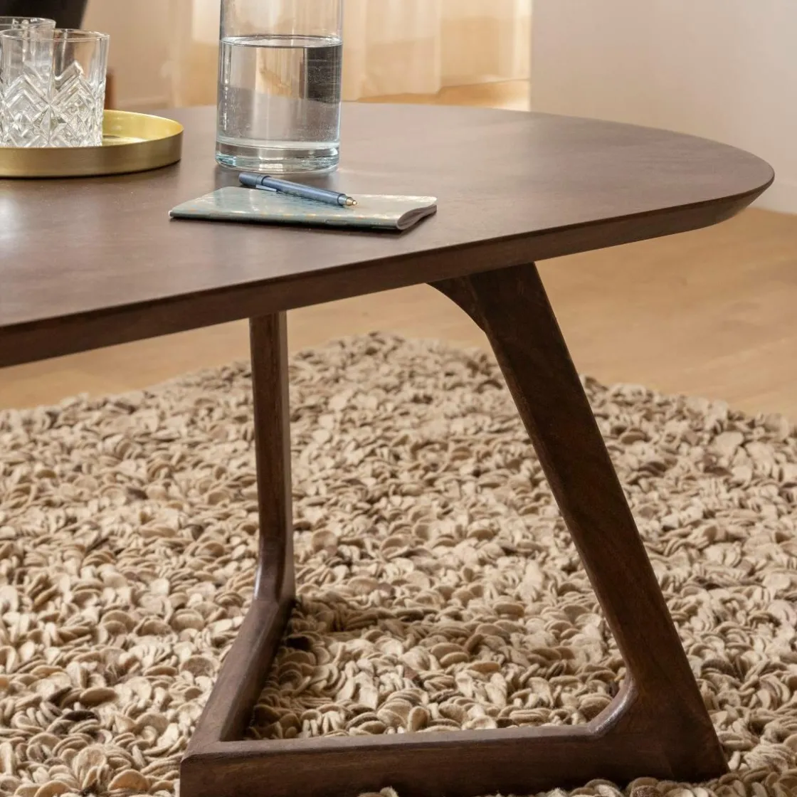 Made in Meubles Table Basse<Table basse en bois de manguier Augustin