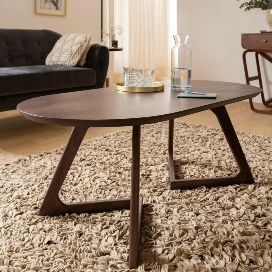 Made in Meubles Table Basse<Table basse en bois de manguier Augustin