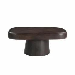 Made in Meubles Table Basse<Table basse en bois de manguier foncé Liriel