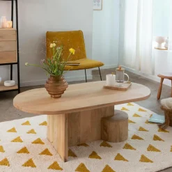 Made in Meubles Table Basse<Table basse en bois de manguier Edouard