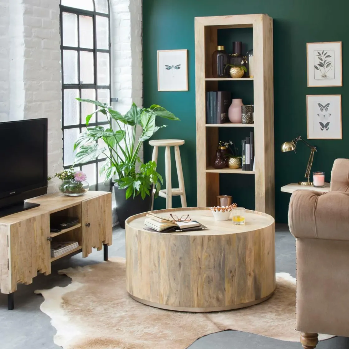 Made in Meubles Table Basse<Table basse en bois de manguier Camille