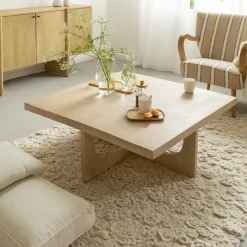 Made in Meubles Table Basse<Table basse en bois de manguier Atlas