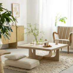 Made in Meubles Table Basse<Table basse en bois de manguier Atlas