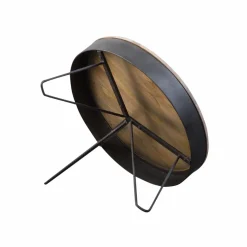 Made in Meubles Table Basse<Table basse en bois de manguier et métal Locker