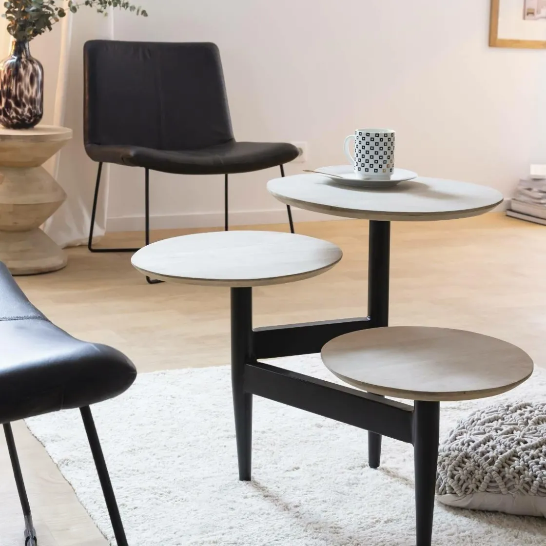 Made in Meubles Table Basse<Table basse en bois de manguier Dounia