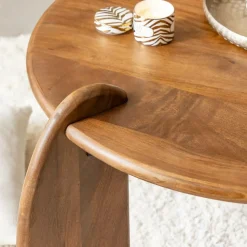 Made in Meubles Table Basse<Table basse en bois de manguier Azure