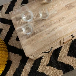 Made in Meubles Table Basse<Table basse en bois de manguier Pio