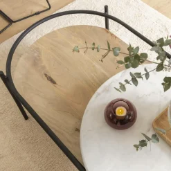 Made in Meubles Table Basse<Table basse en bois de manguier Florentin