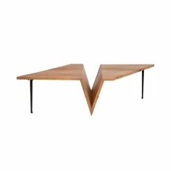 Made in Meubles Table Basse<Table basse en bois de manguier Letizia