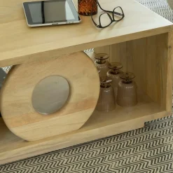 Made in Meubles Table Basse<Table basse en bois de manguier Alwen