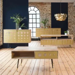 Made in Meubles Table Basse<Table basse en bois de manguier Cactus