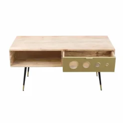 Made in Meubles Table Basse<Table basse en bois de manguier Cactus