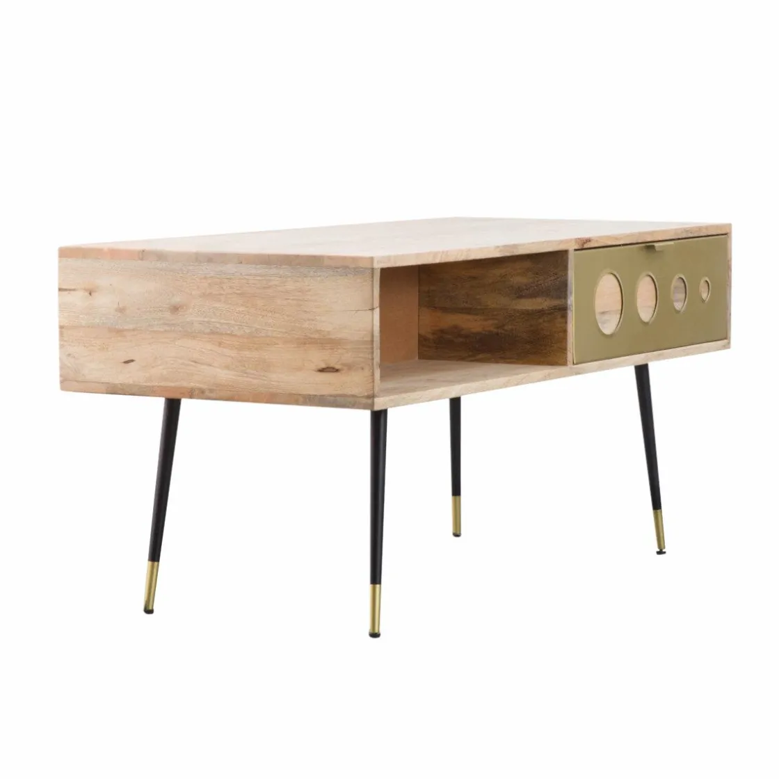 Made in Meubles Table Basse<Table basse en bois de manguier Cactus