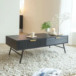 Made in Meubles Table Basse<Table basse en bois de manguier James