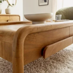 Made in Meubles Table Basse<Table basse en bois de manguier Féodor