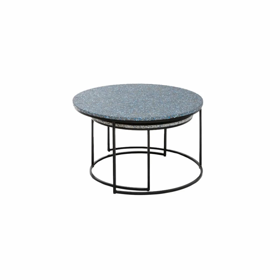 Made in Meubles Table Basse|Table Gigogne<Table basse gigogne effet terrazzo Armand