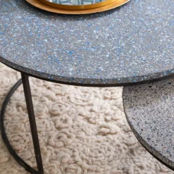 Made in Meubles Table Basse|Table Gigogne<Table basse gigogne effet terrazzo Armand