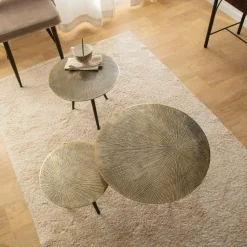 Made in Meubles Table Basse|Table Gigogne<Table basse gigogne en aluminium Aurèle