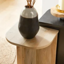 Made in Meubles Table Basse|Table Gigogne<Table basse gigogne en bois de manguier Faro