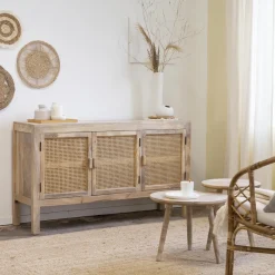 Made in Meubles Table Basse|Table Gigogne<Table basse gigogne en bois de manguier Nala