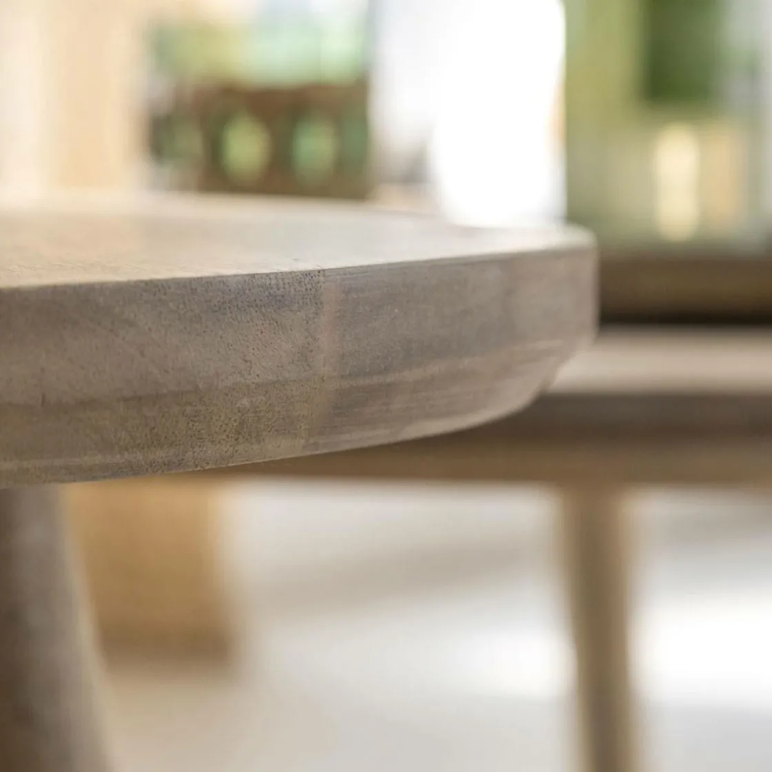 Made in Meubles Table Basse|Table Gigogne<Table basse gigogne en bois de manguier Nala