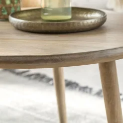 Made in Meubles Table Basse|Table Gigogne<Table basse gigogne en bois de manguier Nala