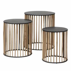 Made in Meubles Table Basse|Table Gigogne<Table basse gigogne en bois de sapin Nicole