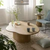 Made in Meubles Table Basse<Table basse nuage en bois de manguier Fable