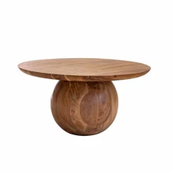 Made in Meubles Table Basse<Table basse ronde en bois d'acacia Charlou