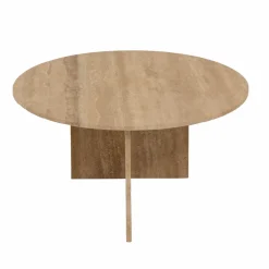 Made in Meubles Table Basse<Table basse ronde en marbre Grâce