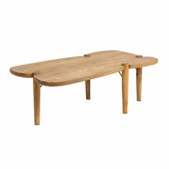 Made in Meubles Table Basse<Table basse vague en bois de manguier Zola