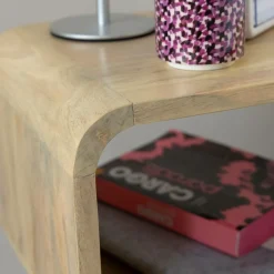 Made in Meubles Bout De Canapé & Sellette|Chevet<Table de chevet avec niche en bois de manguier Maëva