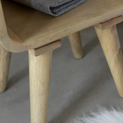 Made in Meubles Bout De Canapé & Sellette|Chevet<Table de chevet avec niche en bois de manguier Maëva