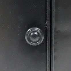 Made in Meubles Chevet<Table de chevet bidon en métal noir Meryl