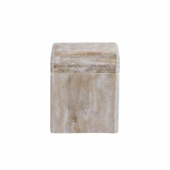 Made in Meubles Chevet<Table de chevet blanchie en bois de manguier Gilda