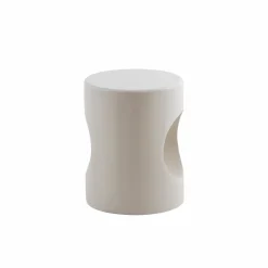 Made in Meubles Chevet<Table de chevet en bois blanc peint Amelie