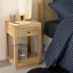 Made in Meubles Chevet<Table de chevet en bois de manguier Amara