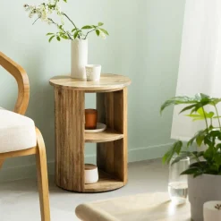 Made in Meubles Chevet<Table de chevet en bois de manguier Maëva