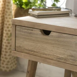 Made in Meubles Chevet<Table de chevet en bois de sapin Natural