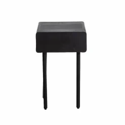 Made in Meubles Chevet<Table de chevet en bois de manguier et métal Liv