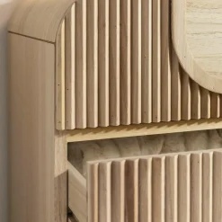 Made in Meubles Chevet<Table de chevet en bois de paulownia Nilo