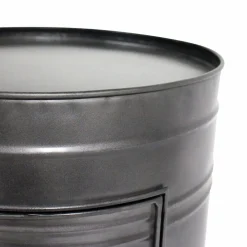 Made in Meubles Chevet<Table de chevet en métal gris Meryl