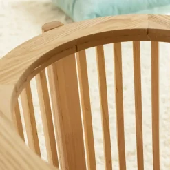 Made in Meubles Chevet<Table de chevet ronde en bois de pin Vénus